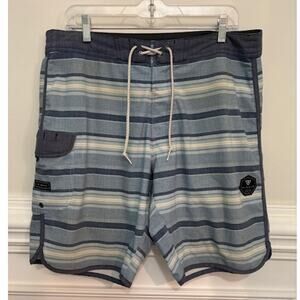 Vissla Board Shorts Upcycle Coconut Boardshorts Mens 33 Surf Beach Tie